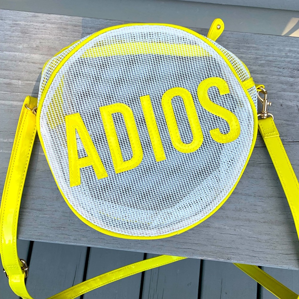 Summertime purse , clear mesh so great for game days.